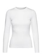 Stabil Top L/S Tops T-shirts & Tops Long-sleeved White A-View