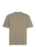 Nigel Boxy Snow Ss Tee Tops T-shirts Short-sleeved Khaki Green Gabba