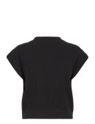 Sylvie Funnel Top Tops Knitwear Jumpers Black Twist & Tango