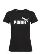 Ess Logo Tee Sport T-shirts & Tops Short-sleeved Black PUMA