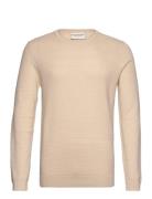 Bs Hebert Regular Fit Knitwear Tops Knitwear Round Necks Cream Bruun &...