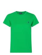 40/1 Cotton Jersey-Ssl-Tsh Tops T-shirts & Tops Short-sleeved Green Po...