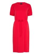 Dress-Jersey Polvipituinen Mekko Red Brandtex