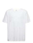 T Shirt Regular Solid Tops T-shirts Short-sleeved White Lindex