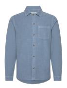 Casual Overshirt Tops Overshirts Blue Revolution