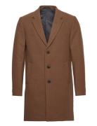 Jjemorrison Wool Coat Sn Villakangastakki Pitkä Takki Brown Jack & J S