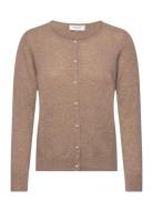 Cashmere Cardigan Tops Knitwear Cardigans Brown Rosemunde