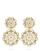 Mini Gardenia Earrings Korvakoru Korut Gold Caroline Svedbom