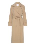 Flowy Lapel Trench Trenssi Takki Beige Mango