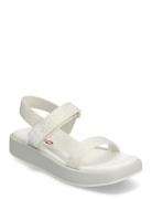 Emma_Strapsandal_Wb Matalapohjaiset Sandaalit White HUGO