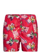 Swimming Shorts Uimashortsit Red Mickey Mouse