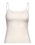 Lunar Luxe Cami Sport T-shirts & Tops Sleeveless Cream Moonchild Yoga ...