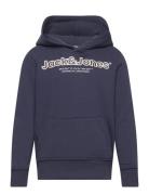 Jorlakewood Sweat Hood Bf Jnr Tops Sweat-shirts & Hoodies Hoodies Navy...