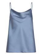 Viravenna S/L Singlet Strap Top/Dc Tops Blouses Sleeveless Blue Vila