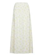 Smock Maxi Skirt Maksimekko Juhlamekko Multi/patterned Gina Tricot