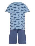 Pyjama Set Ss Pyjamasetti Pyjama Blue CeLaVi