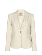 Blake Night Blazer Blazers Single Breasted Blazers Cream MOS MOSH