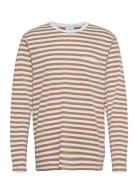 Verkstad Long Sleeve Tops T-shirts Long-sleeved Brown Makia