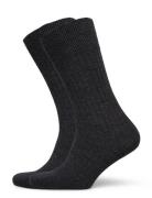 Pe 2Pk Calle Premium Mercerized Wool Rib Underwear Socks Regular Socks...