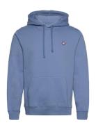 Ian Patch Hoodie Tops Sweat-shirts & Hoodies Hoodies Blue Double A By ...