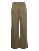 Salinapw Pa Bottoms Trousers Wide Leg Khaki Green Part Two