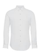 Slim Fit Dobby Shirt Tops Shirts Casual White Polo Ralph Lauren