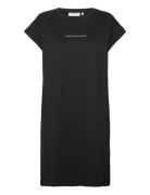 Mschalvidera Organic Small Logo Dress Polvipituinen Mekko Black MSCH C...