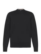 Pacas-L Tops Knitwear Round Necks Black BOSS