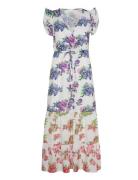 Samoll Midi Dress Sl Maksimekko Juhlamekko Multi/patterned Lollys Laun...