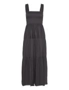 Nudall Maxi Dress Sl Maksimekko Juhlamekko Black Lollys Laundry