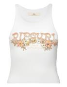 Endless Summer Ribbed Tank Sport T-shirts & Tops Sleeveless White Rip ...