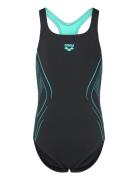 G Reflecting Swimsuit Swim Pro Back Black-Water Uimapuku Uima-asut Bla...