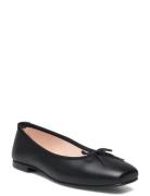 Biaemily Karré Ballerina Smooth Leather Ballerinat Black Bianco