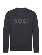 Salbo Sport Sweat-shirts & Hoodies Sweat-shirts Navy BOSS