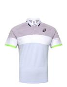 Men Match Polo-Shirt Sport T-shirts Short-sleeved Multi/patterned Asic...