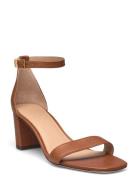 Burnished Calf-Logan-Sn-Hes Korolliset Sandaalit Brown Lauren Ralph La...