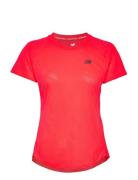 Q Speed Jacquard Short Sleeve Sport T-shirts & Tops Short-sleeved Red ...