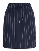 Skirt T Lyhyt Hame Navy Lindex