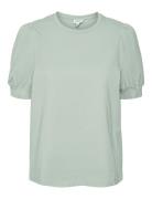 Vmkerry 2/4 O-Neck Top Vma Jrs Tops T-shirts & Tops Short-sleeved Gree...