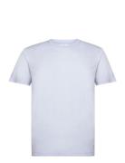 Gmt Dye Tee Tops T-shirts Short-sleeved Blue Hackett London