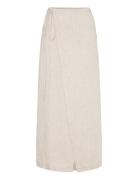 Maika Natural Skirt Pitkä Hame Beige ALOHAS