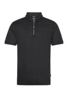 Polston 11 Tops Polos Short-sleeved Black BOSS