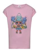 Tshirt Tops T-shirts Short-sleeved Pink L.O.L