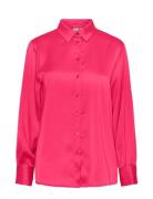 Yaspella Ls Shirt S. Noos Tops Shirts Long-sleeved Red YAS