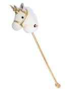 Hobby Horse, White Unicorn Toys Soft Toys Stuffed Animals White Teddyk...