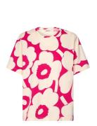 Tunnit Unikko Tops T-shirts & Tops Short-sleeved Pink Marimekko