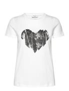 Organic T-Shirt Tops T-shirts & Tops Short-sleeved White Rosemunde