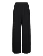 Alfonsa Bottoms Trousers Straight Leg Black Max Mara Leisure