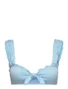 Cute Bikini Bra Bikiniyläosa Bikiniliivit Blue Gina Tricot