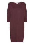 Milasz R-N Dress Polvipituinen Mekko Burgundy Saint Tropez